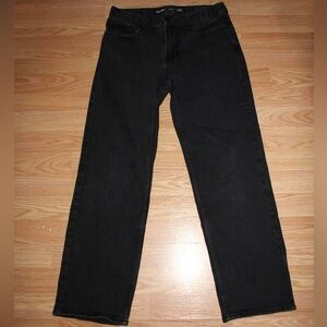 Old Navy Woman’s Black Low Rise Baggy Jeans